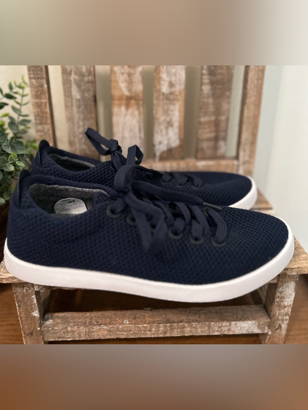 Allbirds Tree Pipers Womens Size 8 US Navy Blue Casual Comfort Shoes Sneakers
